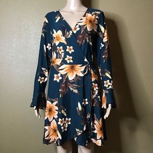 Multicolor flower dress
